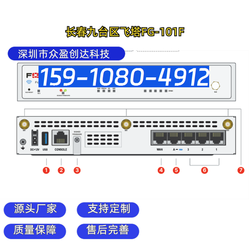 飞塔FG-101F防火墙助力长春九台区网络安全建设